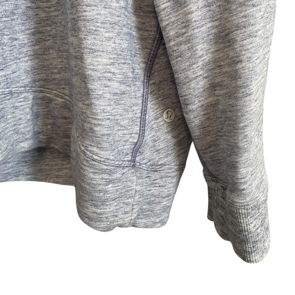 Lululemon Just Pleat it Crew Heathered Space Dyed Nimbus Sweatshirt - Picture 4 of 7